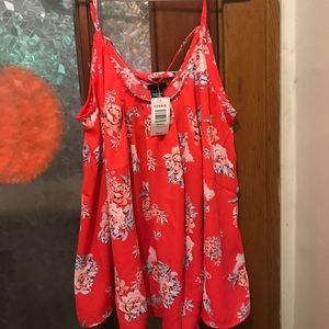 Beautiful floral tank/blouse